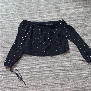 Kendall and Kylie off the shoulder top